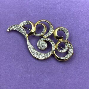 Butler Fifth Ave Rhinestone Brooch
